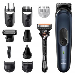 Braun MultiGroomingKit quot;7 MGK7330quot; in Blau und Schwarz  Универсальный набор для ухода за волосами "7 MGK7330" в синем и черном