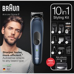 Braun MultiGroomingKit quot;7 MGK7330quot; in Blau und Schwarz  Универсальный набор для ухода за волосами "7 MGK7330" в синем и черном