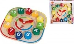 Eichhorn Lernuhr mit Steckteilen Обучаемые часы со сменными частями