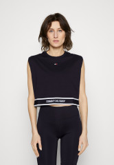 Tommy Hilfiger RELAXED TAPE TANK Top desert sky БАК РЕЛАКСИРОВАННОЙ ЛЕНТЫ Верх небо пустыни