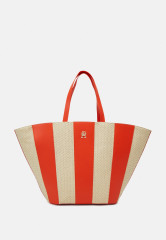 Tommy Hilfiger TRAVEL BEACH TOTE Tote bag deep orange mix TRAVEL BEACH TOTE Сумка-тоут темно-оранжевый микс