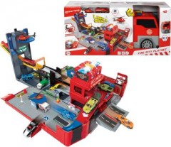 Dickie Toys Folding Fire Truck Playset Складной игровой набор для пожарной машины