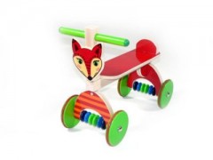 HESS Holzspielzeug Rutscher Fuchs rot Деревянная горка лиса рыжая