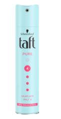 taft Haarlack PURE, ohne Silikone & Parfum, Тафт лак для волос без силиконов и ароматизаторов 250 мл