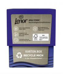 Lenor Vollwaschmittel Pods Aprilfrisch, 5 х 14 Wl, Капсулы для стирки Ленор 3 в 1 Апрельская свежесть, 5 упаковок х 14 шт (70 штук)