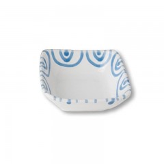 Gmundner Keramik Gmundner Keramik Blaugeflammt Schalchen quadratisch 9x9x3,4 cm Керамическая чаша Gmundner с синим пламенем квадратная 9x9x3,4 см