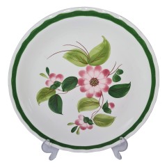 Botticelli Винтажная керамическая тарелка, ручная роспись, 28см, Италия 1960г.