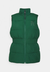 Tommy Hilfiger SORONA BALL WAISTED PUFF VEST Waistcoat prep green ЖИЛЕТ SORONA BALL WAISTED PUFF Жилет подготовка зеленый