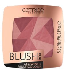 Catrice Rouge Blush Box Glowing + Multicolour, Катрис Румяна пудровые многоцветные, It´s wine o´clock 020, 5,5г.