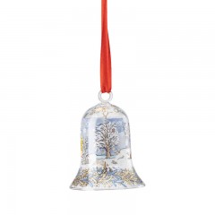 Hutschenreuther Hutschenreuther Jahresartikel Weihnachten 2022 Glasglocke 'Weihnachtsabend' d: 7 cm Ежегодная статья Hutschenreuther Рождество 2022 г. Стеклянный колокольчик &quot;Сочельник&quot; d: 7 см