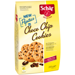 Schar Choco Chip Cookies Безглютеновое печенье с  шоколадной крошкой 100г