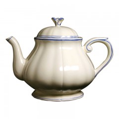 Gien Fayencerie Gien 'Filets Bleus' Teekanne 1,25 l Заварочный чайник Gien &quot;Filets Bleus&quot; 1,25 л