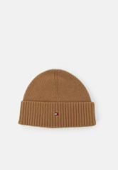 Tommy Hilfiger FLAG SHORT Beanie countryside khaki ФЛАГ КОРОТКИЙ Шапочка загородный хаки