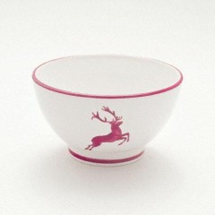 Gmundner Keramik Gmundner Keramik Bordeauxroter Hirsch Muslischale gross d: 14 cm / h: 7,8 cm / 0,4 L Миска для хлопьев Gmundner ceramics Bordeaux из благородного оленя, большая d: 14 см / высота: 7,8 см / 0,4 л