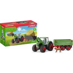Schleich Schleich Farm World 42379 Traktor mit Anhanger Трактор Schleich Farm World 42379 с прицепом