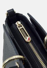 Tommy Hilfiger EMBLEM SATCHEL Handbag space blue СУМКА С ЭМБЛЕМОЙ Сумочка космический синий