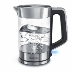 Arendo Arendo Wasserkocher, 1,7 l, 2200 W, Edelstahl Glas, Cool-Touch-Griff, Uberhitzungs- Trockengehschutz Чайник Arendo, 1,7 л, 2200 Вт, стекло из нержавеющей стали, ручка Cool Touch, защита от перегрева и выкипания.