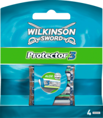 Wilkinson протектор  3 Лезвия для бритвы, 4 шт