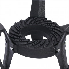 Mucola Mucola Gaskocher Hockerkocher 3 Bein Gaskocher Gasbrenner Campingkocher Gusseisen Stahl, (Premium-Gaskocher), regulierbar  Газовая плита Mucola, табурет, плита, газовая плита на 3 ножках, газовая горелка, походная плита, чугунная сталь, (газовая пл