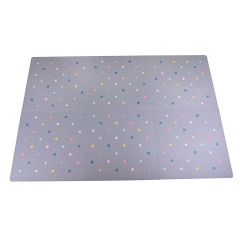 KNORR Toys Spielmatte\/Puzzlematte grau Punkte ca. 178 x 120 cm Коврик для игр/коврик для пазлов серые точки примерно 178 x 120 см