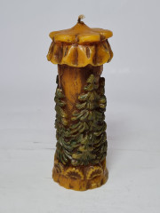 Свеча восковая винтажная Im Stil Gunter &quot;Влюбленная пара среди деревьев&quot;, 13 см, Германия, 1960-70гг.