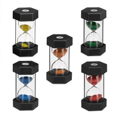 relaxdays 5tlg. Sanduhrenset fur Kinder 5 кусков Набор песочных часов для детей