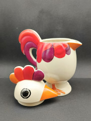 Кувшин декоративный в итальянском стиле, в форме петуха, фарфор, 18 х 22 см, Германия, 1970-80гг.