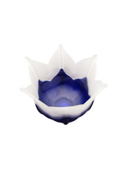 Фруктовница винтажная средняя Partylite Portugal, цветное стекло, 17 х 13 см, Португалия, 1970-80гг.