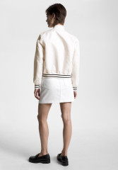 Tommy Hilfiger VARSITY LOGO Bomber Jacket weathered white ЛОГОТИП VARSITY Бомбер выветрившийся белый