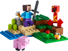 Lego Der Hinterhalt des Creeper Засада Крипера