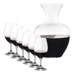 Riedel Riedel Overture Ouverture Glas Set 6x Magnum + Apple Dekanter 7-tlg. Riedel Overture Ouverture Glass Set 6x Magnum + графин для яблок 7 предм.