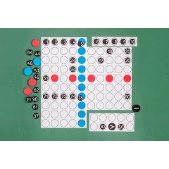 Wissner aktiv lernen Hunderterfeld mit Zahlen fur die Tafel magnetisch mit Wendeplattchen und Rechenzeichen Поле сотен с цифрами для доски