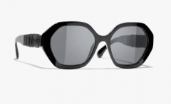 CHANEL RUNDE SONNENBRILLE, Шанель Солнцезащитные очки круглой формы