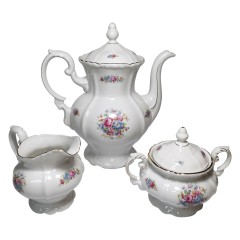Johann Seltmann Bavaria Vohenstrauss, Иоганн Зельтманн Чайный набор &quot;Вохенштраусс&quot;, 3 предмета, 1949-1955гг.