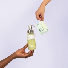 FUTURE STORIES Starterset Flussigseife Pulver Koriander &amp; Limette inkl. Pumpspender  Стартовый набор жидкого мыльного порошка с кориандром и лаймом, включая помпу-дозатор