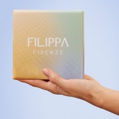 Filippa Firenze Satin Bow- Satin Haarreif mit Schleife Schwarz Satin Bow атласная повязка на голову с бантом
