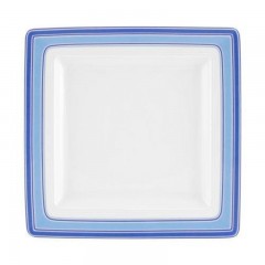 Friesland Friesland  'Jeverland Strand-Linie' Fruhstucksteller eckig 21,5x21,5 cm Friesland &quot;Jeverland Strand-Line&quot; Тарелка для завтрака квадратная 21,5x21,5 см