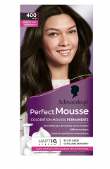 Schwarzkopf Perfect Mousse Краска-мусс для волос, тон 400 Темно-коричневый