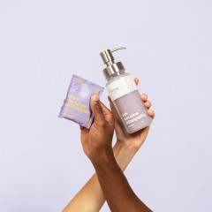 FUTURE STORIES Starterset Flussigseife Pulver Lavendel &amp; Bergamotte inkl. Pumpspender  Стартовый набор жидкого мыла лаванда и бергамот, включая дозатор-помпу