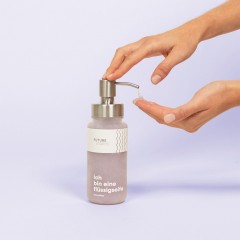 FUTURE STORIES Starterset Flussigseife Pulver Lavendel &amp; Bergamotte inkl. Pumpspender  Стартовый набор жидкого мыла лаванда и бергамот, включая дозатор-помпу