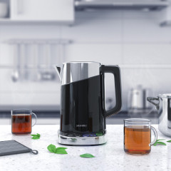 Arendo Arendo Wasserkocher, 1,7 l, 3000 W, Edelstahl, Schnellkoch Funktion, Temperatureinstellung 70° C 100° C Чайник Arendo, 1,7 л, 3000 Вт, нержавеющая сталь, функция быстрого закипания, регулировка температуры 70°С 100°С