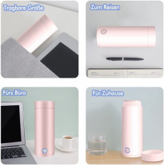 Aoucheni Aoucheni Reise-Wasserkocher Tragbarer Wasserkocher 5 Minuten Kochen, 400 ml, Schnellheizfunktion Aoucheni Travel Kettle Портативный чайник, 5 минут кипячения, 400 мл, функция быстрого нагрева