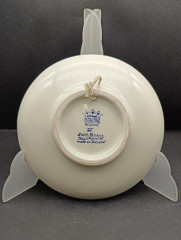 Тарелка декоративная винтажная Delft Blauw Konig &quot;Рождество&quot;, ручная роспись, фарфор, 16 см, Голландия, 1980 год.