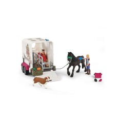 Schleich Horse Club 72148 Ausflug zur Pferdekoppel Конный клуб Экскурсия в загон