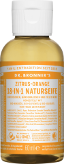 Dr.Bronner's (Доктор Броннерс) 18-IN-1 Naturseife Органическое мыло Zitrus-Orange, 60 мл