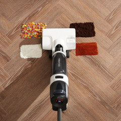 Roborock Roborock Akku-Handstaubsauger Dyad Pro, 260,00 W, 17000pa, Selbstreinigende Rollen, Selbsttrocknende Rollen, Selbstzufuhrendes Waschmittel, Doppelburste, Extreme Kante 1mm,mit Reinigungsflussigkeit  Беспроводной ручной пылесос Roborock Dyad Pro, 