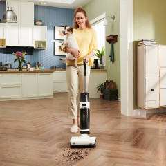 Roborock Roborock Akku-Handstaubsauger Dyad Pro, 260,00 W, 17000pa, Selbstreinigende Rollen, Selbsttrocknende Rollen, Selbstzufuhrendes Waschmittel, Doppelburste, Extreme Kante 1mm,mit Reinigungsflussigkeit  Беспроводной ручной пылесос Roborock Dyad Pro, 