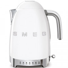 SMEG SMEG Wasserkocher SMEG Wasserkocher mit Temperatureinstellung 50-100°C Edelstahl Kocher, 2400,00 W, 360°Basis elektrischer Wasser Kocher mit Temperatureinstellung Metall Чайник SMEG Чайник SMEG с регулировкой температуры 50-100°C Плита из нержавеюще