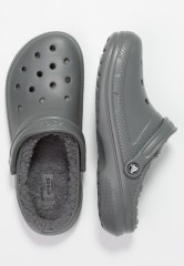 Crocs CLASSIC LINED UNISEX Hausschuh slate grey/smoke CLASSIC LINED UNISEX Тапочки сланцево-серый/дымчатый