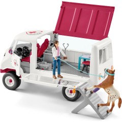 Schleich Exklusiver Horse Club Reiterhof: 72140 Fitness-Check vor dem grossen Reitturnier Эксклюзивные конюшни Horse Club: 72140 проверок физической формы перед большим конным шоу